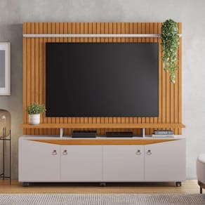Estante para Tv e Home Conceito Candian CINAMOMO E OFF