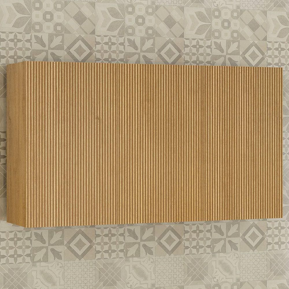 Armário de Cozinha Aéreo Dakota 120cm Fresado Cinamomo