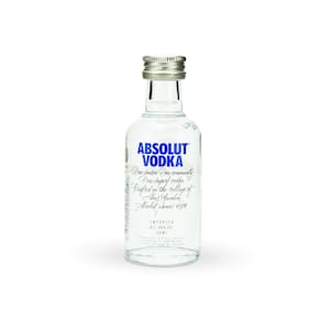 Vodka Absolut Natural Miniatura 50 Ml