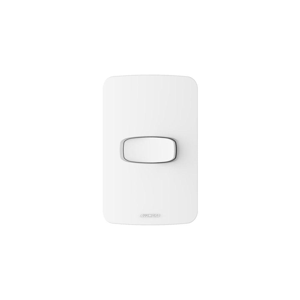 Conjunto Interruptor Simples 10A 250v~ 4x2 Branco Gracia Alumbra Branco