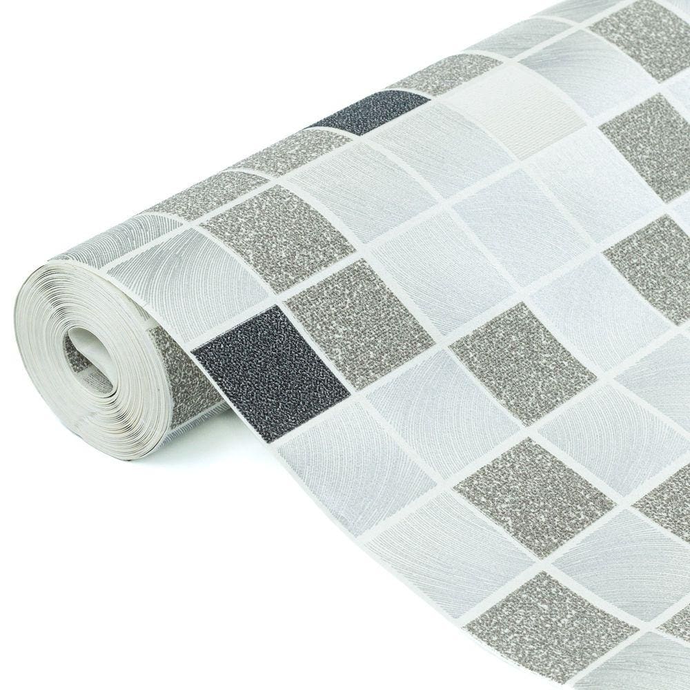 Papel de Parede Vinilizado Quadriculado DK-0332 - 0,53x10M (± 3%)