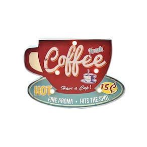 Sign Muebles Santa Ana Vintage LED Leather Coffee Fresh