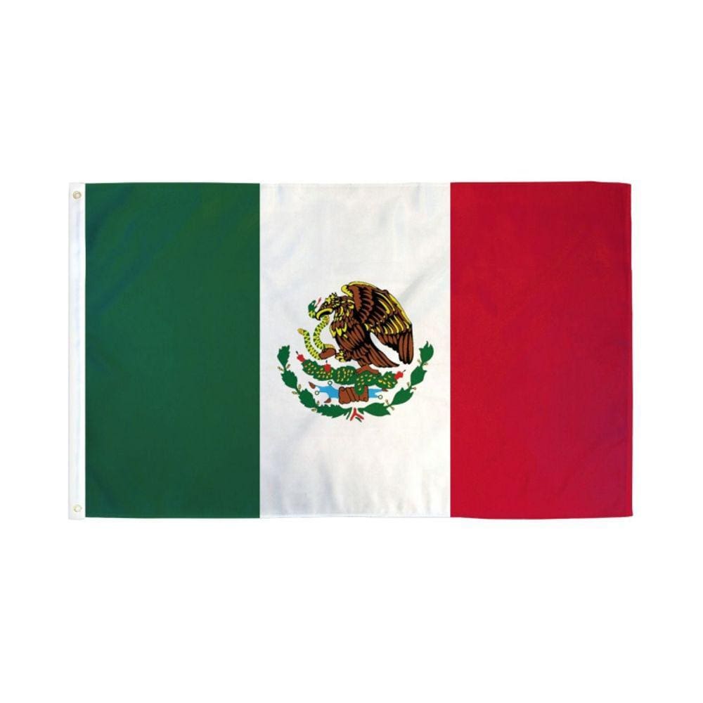 Bandeira Genérica do México 150cm x 90cm Poliéster