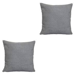 Pacote de 2 capas de pelúcia acolchoadas de 45 x 45 cm para o quarto de estar