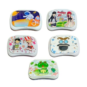 Mini brinquedo educativo de computador inglês e espanhol para crianças