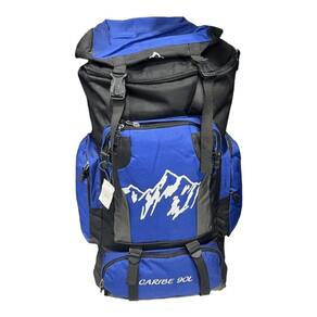 Mochila de acampamento e caminhada impermeável 90L para homens e mulheres