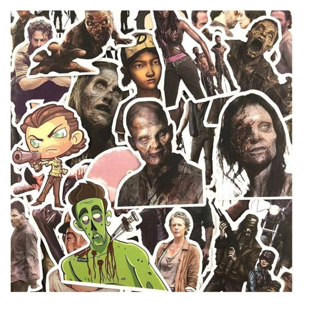 Adesivos Etiquetas autoadesivas The Walking Dead (50 unidades)