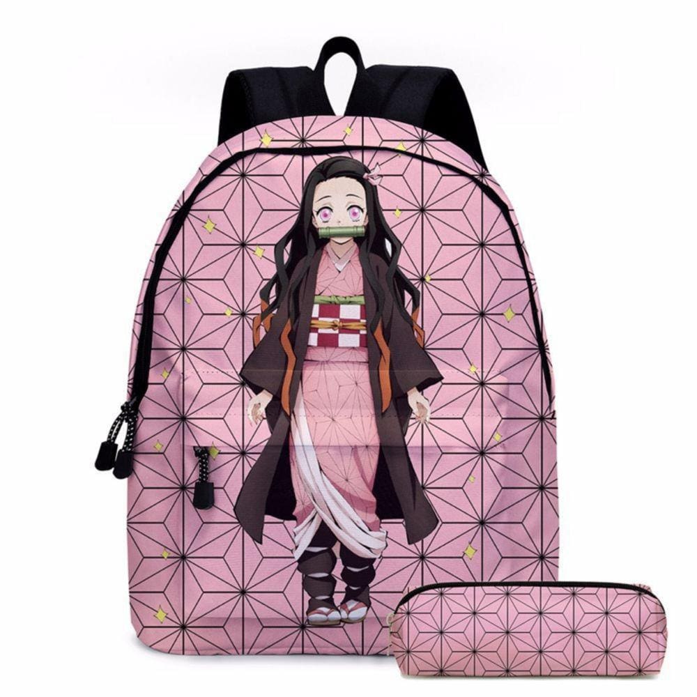 Mochila Anime Kimetsu No Yaiba Kamado Nezuko para estudantes