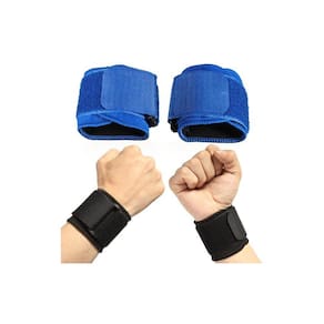 Pacote de suporte de pulso, 2 pares ajustáveis com
