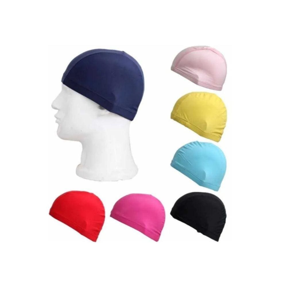 Chapéu de natação Lycra One Size Quick Dry Antiderrapante Celeste