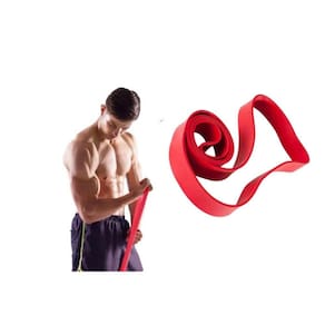 Conjunto de elásticos de resistência de 35 kg Crossfit Calisthenics Red
