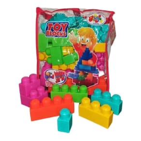 Blocos de construção Mega Blocks Fab Chilena 50 peças com bolsa