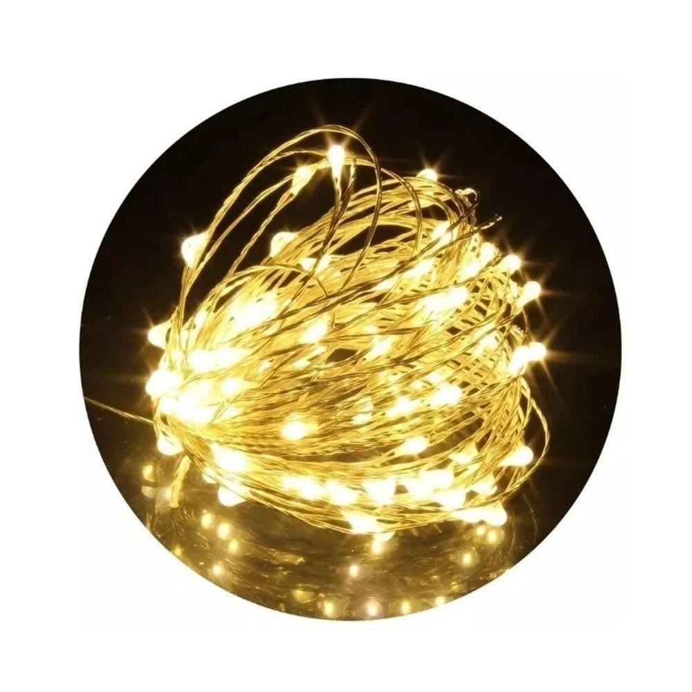 Jogo Christmas Lights Game 100 LED Fairy Warm USB Warm