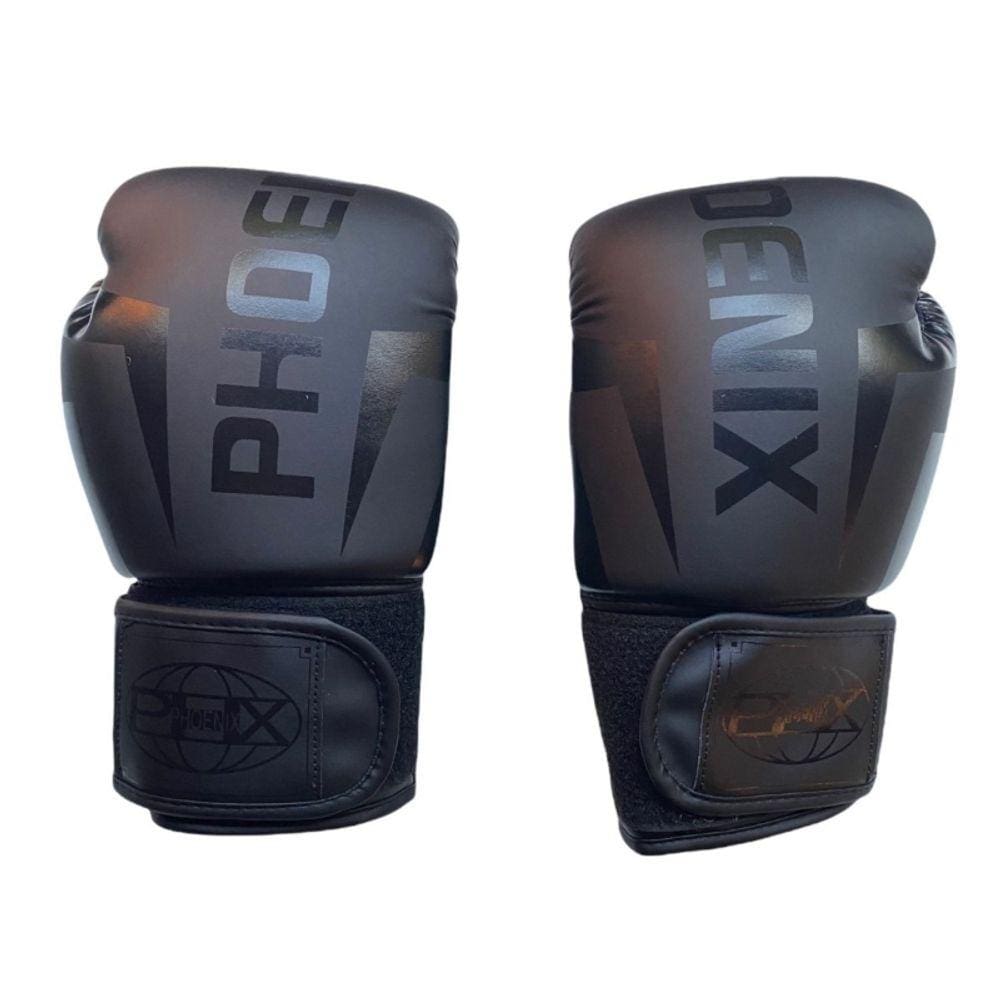 Luvas de treinamento de boxe profissionais de couro PU unissex