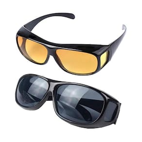 Lentes HD n Day and Night 2x1 para dirigir (2 unidades)