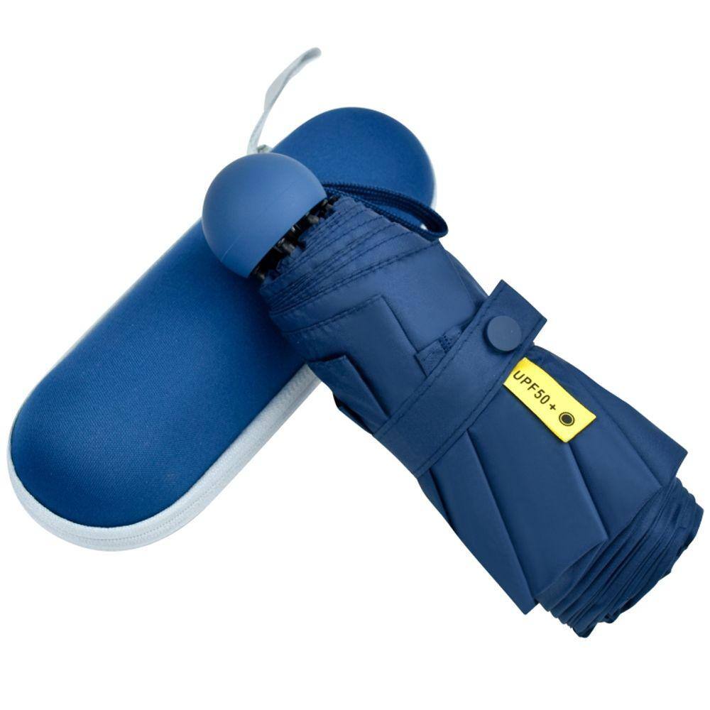 Guarda-chuva Mini guarda-chuva de bolso azul marinho UV Raios 95x54cm