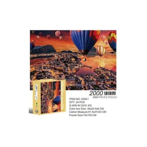 Puzzle Heartbreaker, balão de ar quente de 2000 peças