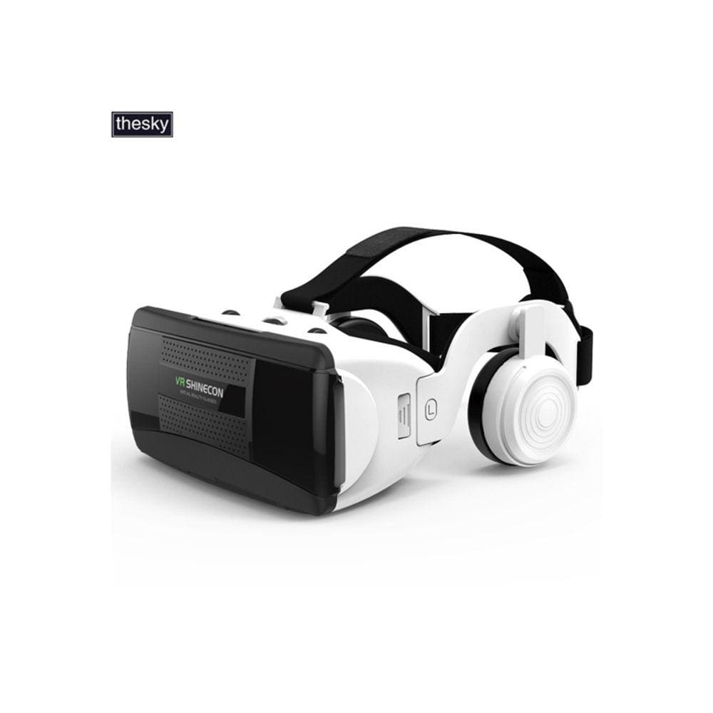 Óculos de realidade virtual VR Box + fones de ouvido GENERIC