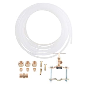 Kit de mangueira de água fria lado a lado/universal de 7,5 m com instalação