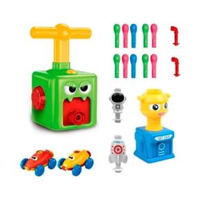 Car Balloon Launcher Toy Green Monster para crianças de 3 anos ou mais