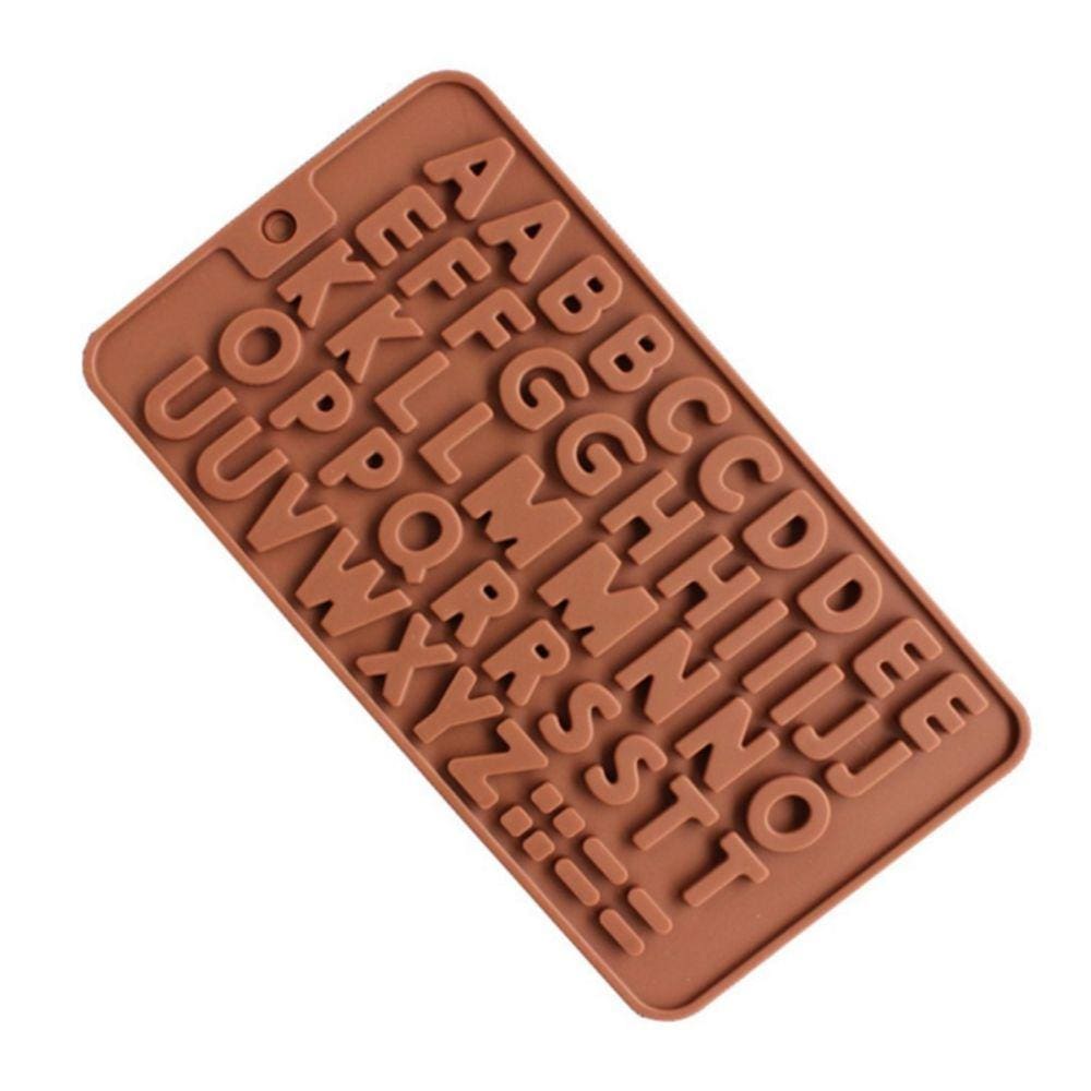 Molde de silicone para chocolate Abecedario
