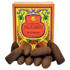 Cones de incenso Sree Vani Palo Santo para cachoeira 10 cones