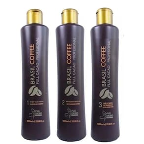 Alisador de cabelo Keratina Brazil Coffee 1000mL FullCacao