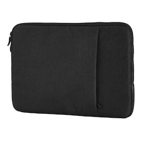 Bolsa para notebook de microfibra impermeável de 15-16 polegadas preta