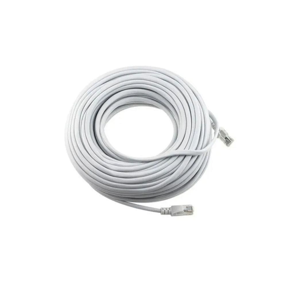 Cabo de rede Cat 5 Blindado 40m Cinza Rede LAN RJ45