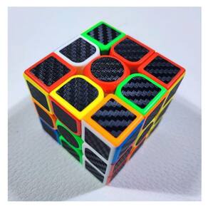 Fibra de carbono Rubik`s Cube Speedcube Professional 3x3