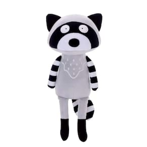 Attachment Plush Raccoon para bebês e crianças