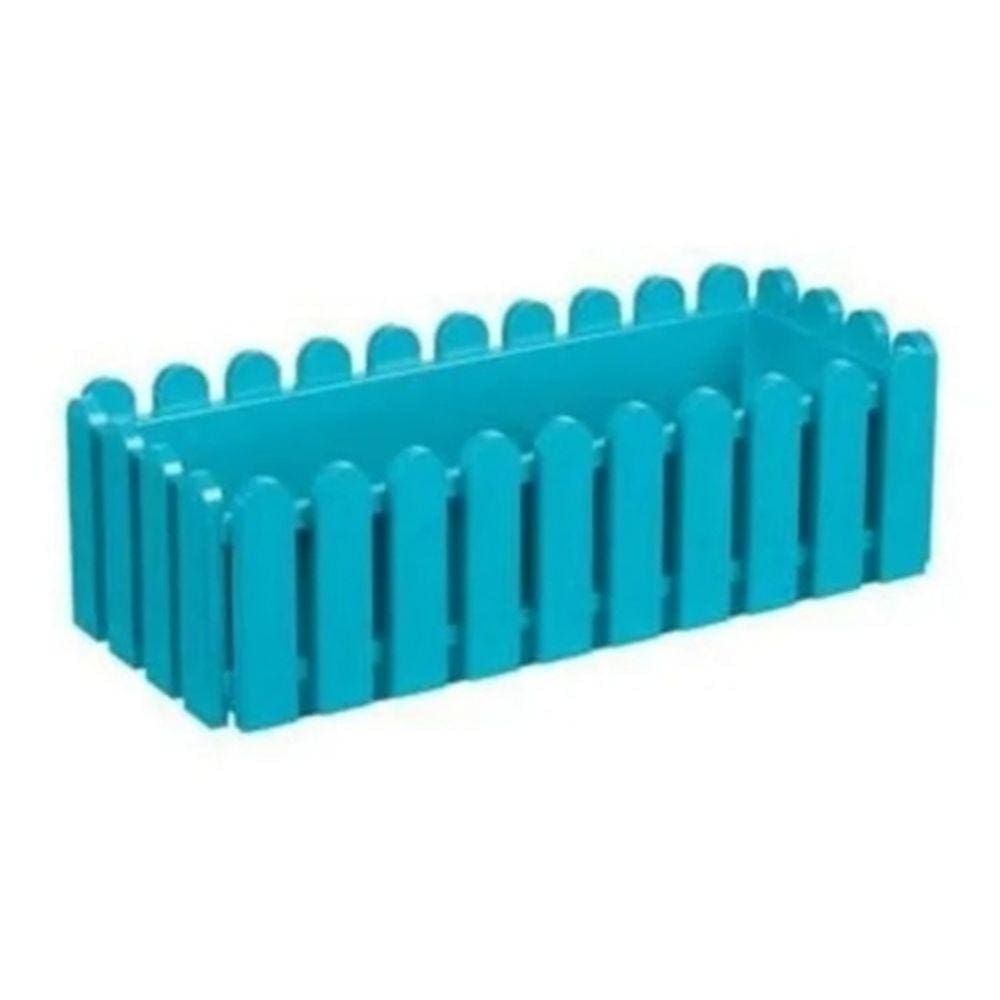 Plantador enlatado de moagem de plástico de 46 cm para interior/exterior
