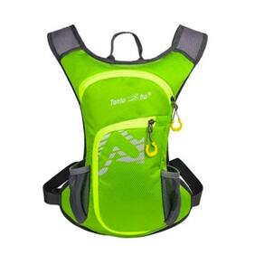 Mochila e bolsa de hidratação 2L para atletas verdes