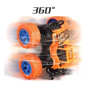Carro de brinquedo compacto com rotação de 360° para criança