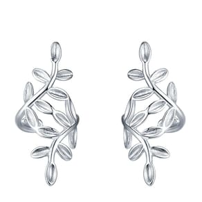 Ring Pressure Cuff Branch 925 Silver Snap-hoop
