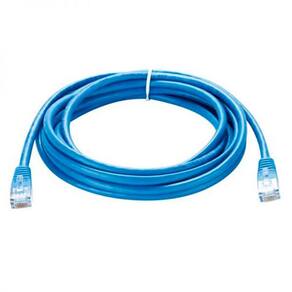 Cabo de conexão de rede Cat 5e LAN RJ45, cabo UTP, 3 m, azul