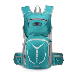 Mochila impermeável Fitness Cycling Trekking 35L Verde