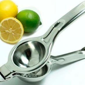 Espremedor de suco de limão, prensa manual, tipo 6 cm, alumínio