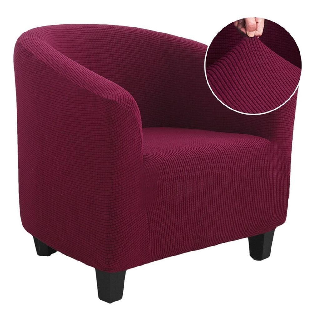Tecido elástico Poltrona Cover CUADRILLE para sofá de 1 corpo