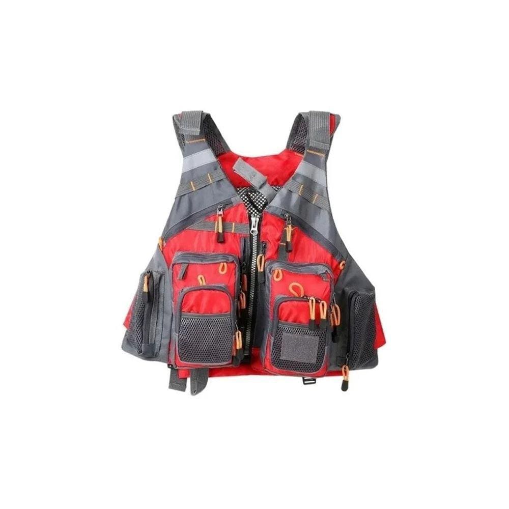 Colete de pesca com mochila Lifeguard para pescador