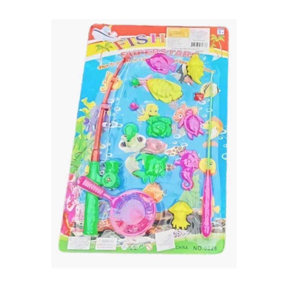 Conjunto de pesca de brinquedo para piscinas infantis de verão, 11 peças