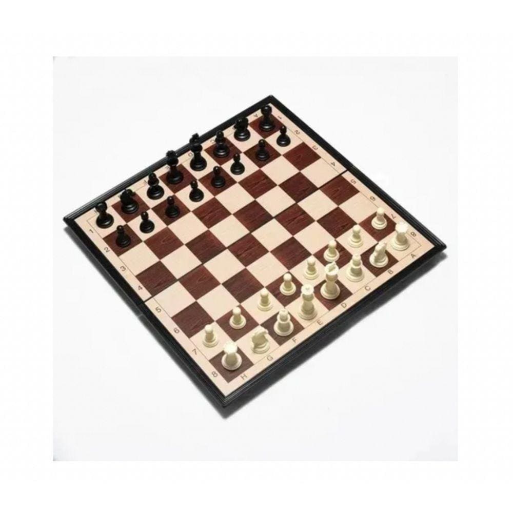 Conjunto de xadrez magnético de 30x30 cm de alta qualidade para crianças de 3 anos ou mais