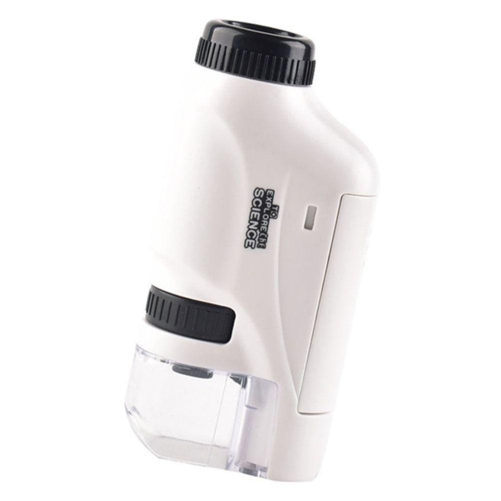 Microscópio óptico portátil para crianças branco