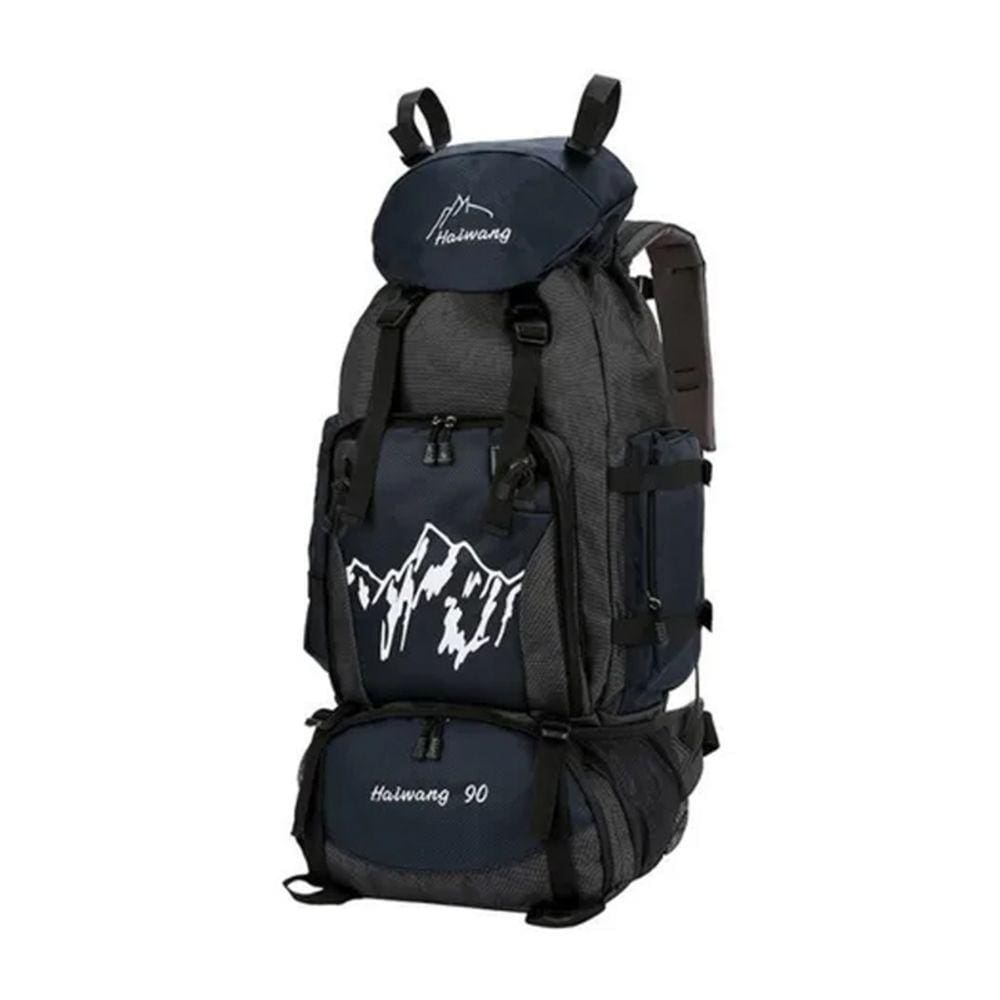 Mochila de acampamento 90L resistente à água unissex