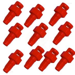 Aspersor de irrigação Microjet 360° 1,8A 2,7m Alcance Vermelho x10
