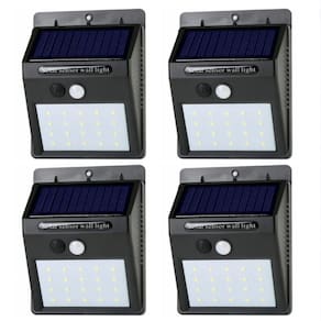 Refletor solar Baxia 20 LED com sensor de movimento, conjunto de 4