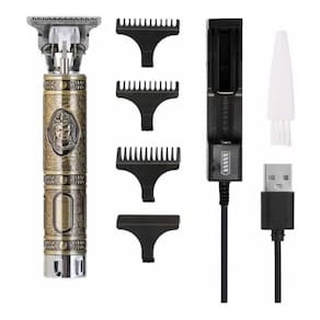 Barbeador elétrico, aparador de barba, cabelo curto com 4 cabeças