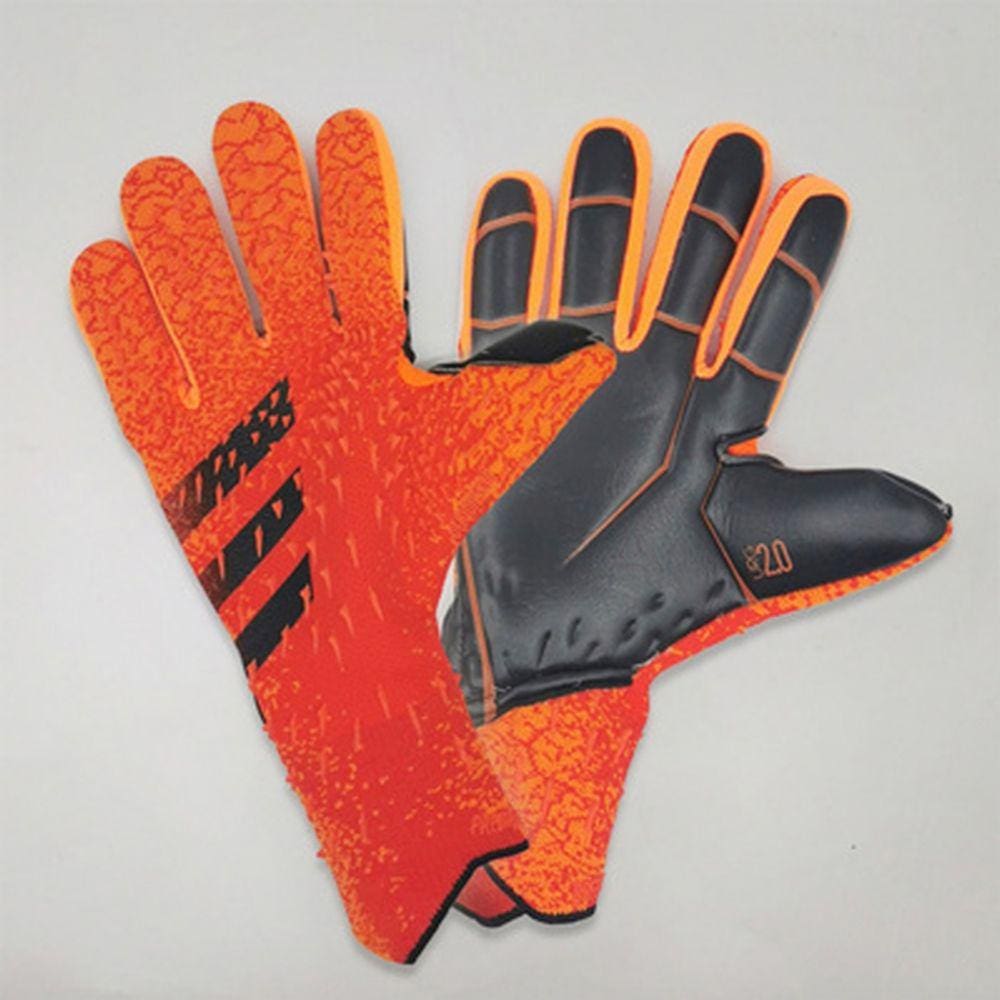 Luvas de goleiro de futebol para usuários de látex respirável antiderrapante