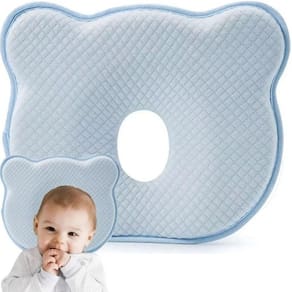 Almofada de bebê para prevenção de cabeça plana, espuma viscoelástica