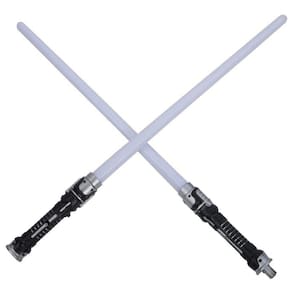 Brinquedo Laser Sword Star Wars x2 de plástico 67 cm com luzes LED